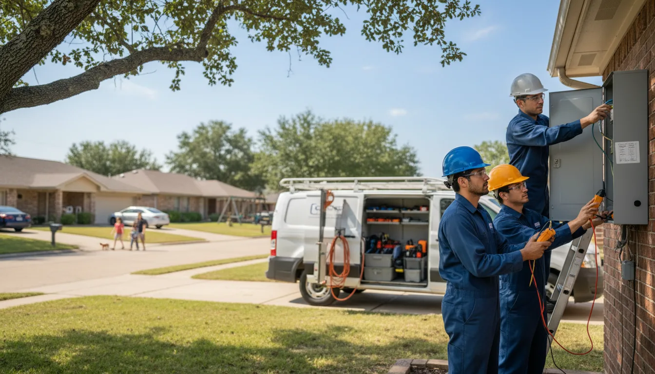 Certified electrician providing emergency electrical services in Seminole, TX